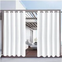 BTTO V&G Outdoorgardine Outdoorvorhang Wasserdicht,Gardinen mit ösen (1 St), abdunkelnd, Winddicht