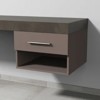 Sanipa Anbau-/Solitärschrank 2morrow (G3352) 340x500x520 Taupe-Matt, G33521T G33521T