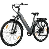 Vankel E-Bike Cityrad K608 E-Fahrrad Damen u. Herren 720WH Pedelec, 36V 20AH 120 km, Kettenschaltung, Heckmotor, 720 Wh, (Beleuchtungsset mit Batterieladegerät, Batterieschlüssel, Werkzeug), KAISDA 28" E-Bike 250W 48V 20AH Akku, 120km, Shimano 7-Gang