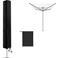 FOUORTUNATE-BEE Wäschespinne-Schutzhülle Schutzhülle für Wäschespinne mit Reißverschluss Outdoor Cover, Abdeckung Wäschespinne wetterfest mit Kordel Schirmhülle