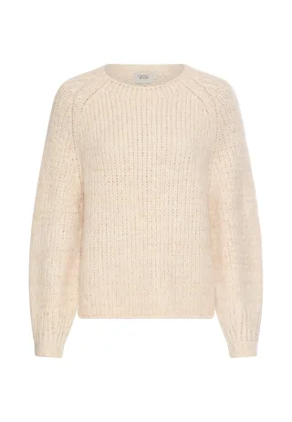 camel active - Strickpullover mit weiten Ärmeln - Gr. - M