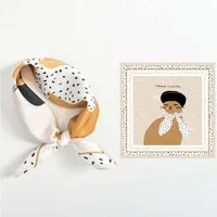 Zaewry Seidentuch Stirnband Quadratischer Haar-Bandanas-Schal für Damen