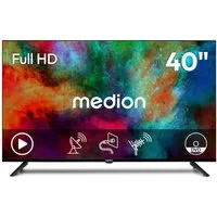 Medion® MD840003 LCD-LED Fernseher (100.3 cm/40 Zoll, 1080p Full HD, Pay-TV, Full-HD Display 60Hz, E8402601)