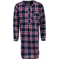 Henry Terre Nachthemd Nachthemd langarm - Tartan Muster