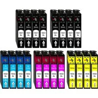 Druckerparadies 20er Multipack für Epson 16XL Tintenpatronen Set Tintenpatrone (20-tlg., WF2010 WF2510 WF2520 WF2530 WF2540 WF2630 WF2650 WF2660 WF2750 WF2760)