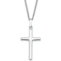 Amor Kette mit Anhänger Kreuz, Made in Germany