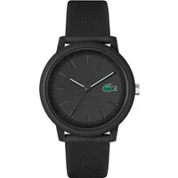 Lacoste Quarzuhr LACOSTE.12.12 2011171, Armbanduhr, Herrenuhr, Mineralglas, Silikonarmband