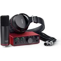 Focusrite Digitales Aufnahmegerät (Scarlett Solo Studio 4th Gen with CM25 MKIII & SH-450 - USB)