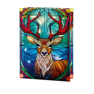 Premier - Rentier Weihnachtsdekoration, Glas (Bunt)