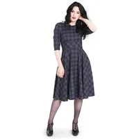 Hell Bunny A-Linien-Kleid Peebles 50s Dress Vintage Retro Tartan Muster Kariert