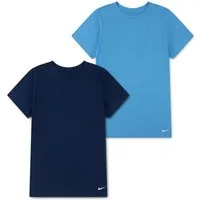 Nike Sportswear T-Shirt NHB BOYS 2PK CREW UNDERSHIRT (2-tlg) für Kinder, 2er-Pack, aus Baumwolle und Polyester