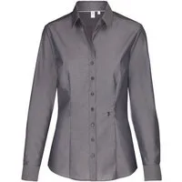 seidensticker Klassische Bluse Schwarze Rose