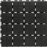 Prosperplast Klickfliesen Easy square S411, 9 St., 1,5 m²