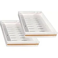 GarveeMore Küchenorganizer-Set Verstellbare Küche Auszug Schublade Schrank Aufbewahrung