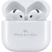 PrestiCo JL6 AIR BLUE PRO X6 weiß Bluetooth-Kopfhörer (Positionierungsfunktion, Bluetooth, TWS, Stereo, 4h Spielzeit, USB-C, ergonomisch)