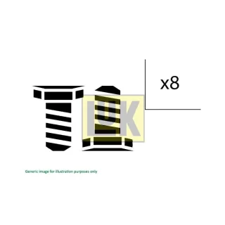 Luk Luk Schraubensatz f?r Schwungrad BMW 1er 2er 3er 4er 5er X1 X3 X4 Mini 2,0