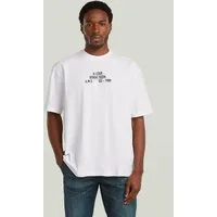 G-STAR T-Shirt Multi Technique Graphic Relaxed T-Shirt