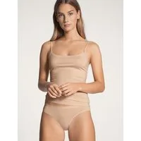 CALIDA Unterhemd Natural Comfort Baumwoll-Mix, Single Jersey Qualität, weich, elastisch, pillingarm