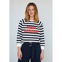 MORE&MORE Sweatshirt sportives 3/4 Arm Sweatshirt, gestreift