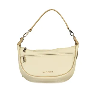 Mario Valentino Beige Polyurethan Damenhandtasche mit verstellbarem Schulterriemen