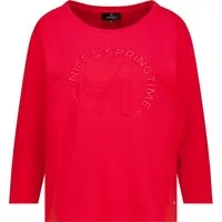 Monari Kurzarmhemd Sweatshirt mit Emblem - Regular Fit