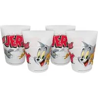 Geda Labels GmbH Kindergeschirr-Set Tom & Jerry 4er Set (4-tlg), PP, Weiß, 300ml, 4er Set