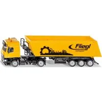 Siku Spielzeug-LKW SIKU Super, Mercedes Actros mit Fliegl Muldenkipper (3537)