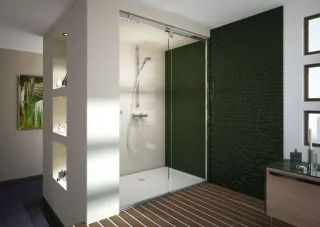 Hoesch Duschabtrennung Muna 1200 links für Nische Everclean 9228212.101401