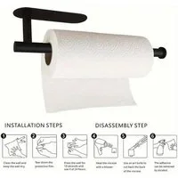 Bundviel Küchenrollenhalter Küche Rolle Papier Halter WC Handtuch Gestell selbstklebend, (2-St)
