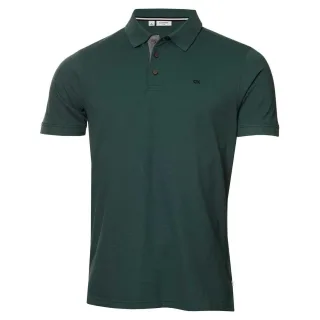 Calvin Klein - Poloshirt für Herren, Mit Kragen, kurzärmlig (Tannengrün)