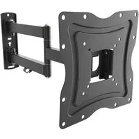 RICOO TV-Wandhalterung TV Monitor Wandhalterung 29"-50" bis 30 Kg artikulierend S2222, (bis 50 Zoll, VESA 75x75 und 200x200, 1-tlg., 30 Kg Aufnahme, 29" bis 50" (74-127 cm) Bildschirm Diagonale, +15° /-5° neigbar, bis 180°schwenkbar, ausziehbar Wand 