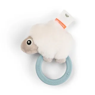 Done by Deer Rassel mit Beißring - Sheepy in blau