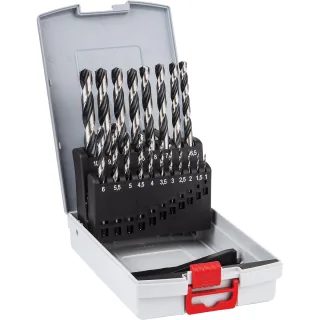 Bosch Metallspiralbohrer HSS-Set PointTeQ, DIN 338, 19-teilige ProBox - 2608577351