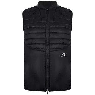 BoxRaw Nelson Herren Weste, Schwarz
