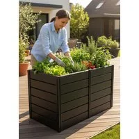 KHW Hochbeet Demeter XXL (Spar-Set), platzsparende Bauweise, erweiterbar, BxTxH: 158x82x92 cm