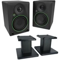 MACKIE Mackie Studio-Monitore CR5BT mit Boxenständer Bluetooth-Lautsprecher (Bluetooth, 80 W, Studio-Monitore)