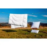 Dunlopillo Microfaserbettdecke Home Bettdecken Sommer und Winter, Füllung: Polyester, Bezug: Polyester, Bettdecke 135x200, 155x220cm, feuchtigkeitsregulierend