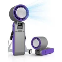 Bomiclss Handventilator Tragbarer Handventilator mit Eiskühler und LED-Display