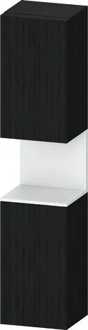 Duravit Qatego Hochschrank Eiche Schwarz Matt 400x360x1760 mm - QA1346R18160000 QA1346R18160000