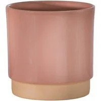 Dehner Übertopf Eno, glasierte Keramik, versch. Farben, runder Indoor Blumentopf in modernem Design