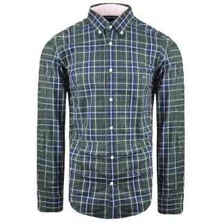 Eden Park Paris Regular Herren-Oxfordhemd, Grau