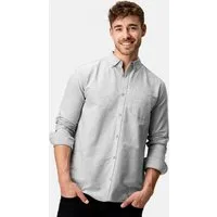 Indicode Langarmhemd Herren Kepner Herrenhemd Langarm mit Button-Down-Kragen und Brusttasche