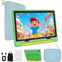 BUFO Android 16 10-Zoll, 24(3+21) GB RAM + 64 GB ROM (TF Expand 1TB) Kinder Tablet (10", 64 GB, Android 16, WiFi 6, Android 16, HD IPS 1280x800, 6000mAh, für Spiel und Lernen)