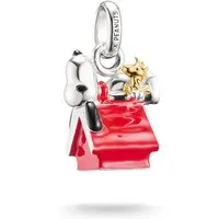 THOMAS SABO Charm-Einhänger THOMAS SABO x Peanuts Snoopy/Woodstock auf der Hundehütte - Connect