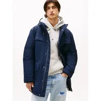 Tommy Jeans Parka TJM CITY READY wasserabweisend, relaxed fit, mit fester Kapuze, Winterjacke