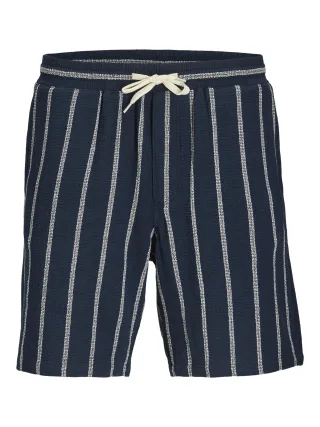 JACK&JONES - JPSTJAIDEN COBA STRIPE JOG SHORTS REG SN Sky Captain - Gr. - XL