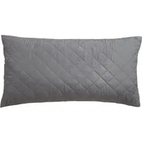 OTTO home Microfaserkissen Clarra, Kopfkissen 40x80 cm, 80x80 cm, Füllung: Polyester, Bezug: Polyester, Rückenschläfer, Seitenschläfer, Kissen in grau