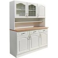 wiho Küchen Küchenbuffet Linz 150 cm breit, in Landhaus-Optik