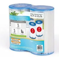 Intex Filterkartuschen-Reinigungsgerät Filterkartusche für Pools, Typ A, Doppelpack, Für Intex Pools geeignet