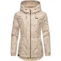 Ragwear Outdoorjacke Dankka Spring Wasserdichte Damen Jacke mit floralem Allover-Print